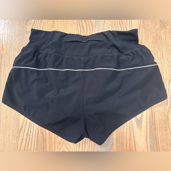 Zella Black Athletic Shorts with White Trim - Picture 2 of 3